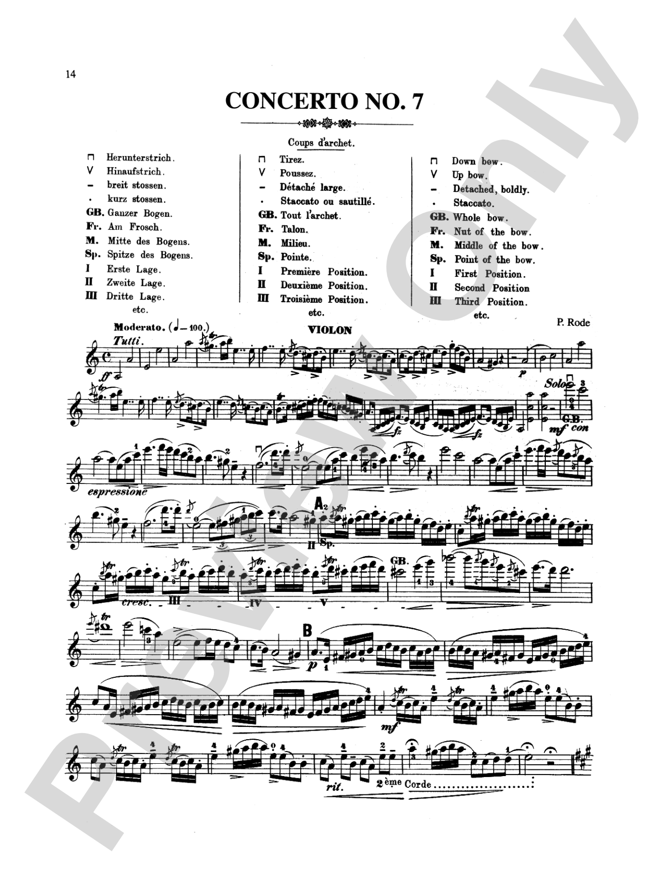 Rode: Concertos Nos. 6 and 7 (Ed. Grünwald)