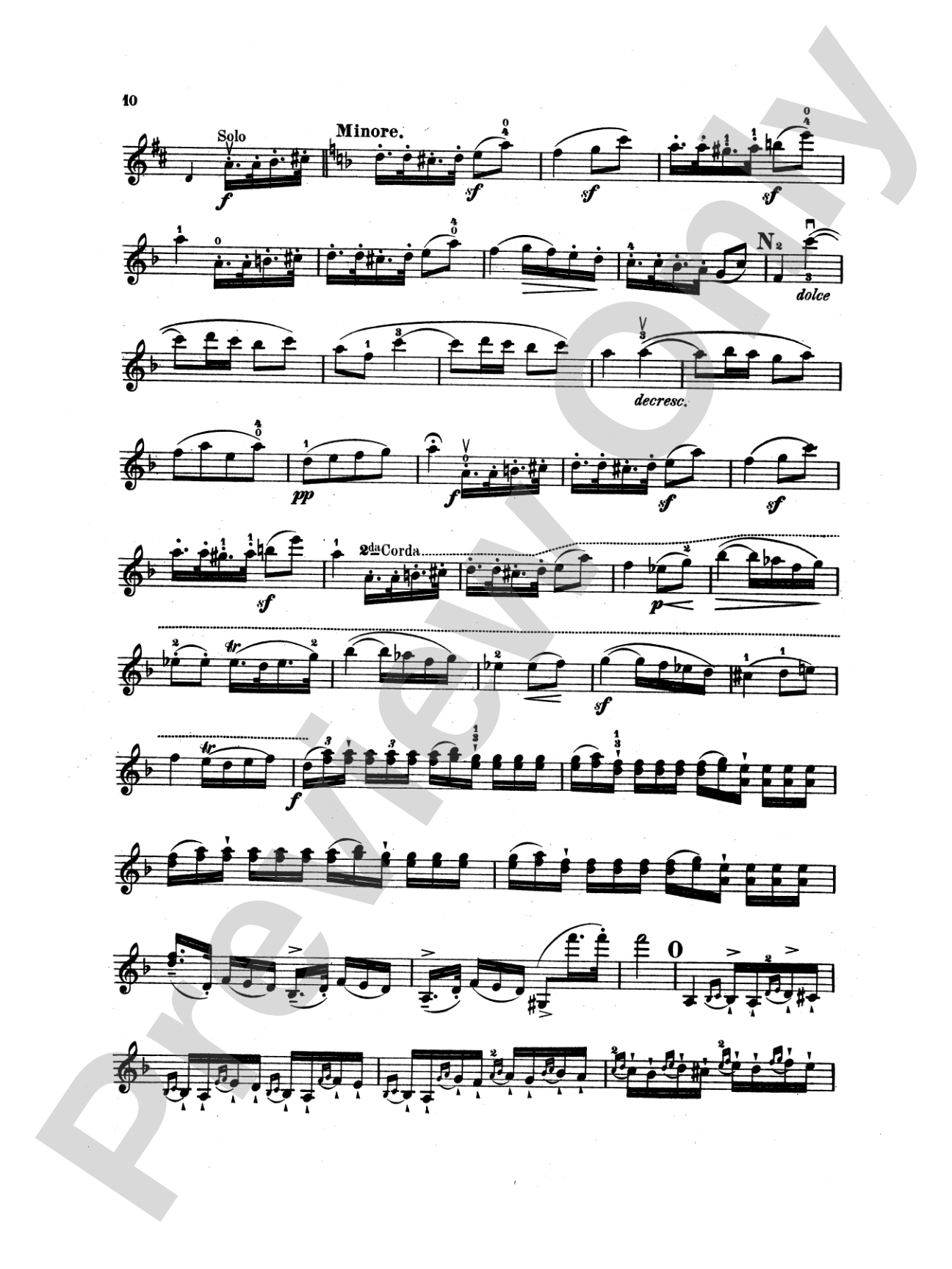 Kreutzer: Concerto No. 13 (Piano acc. Transcr. Friedrich Hermann): Violin Book