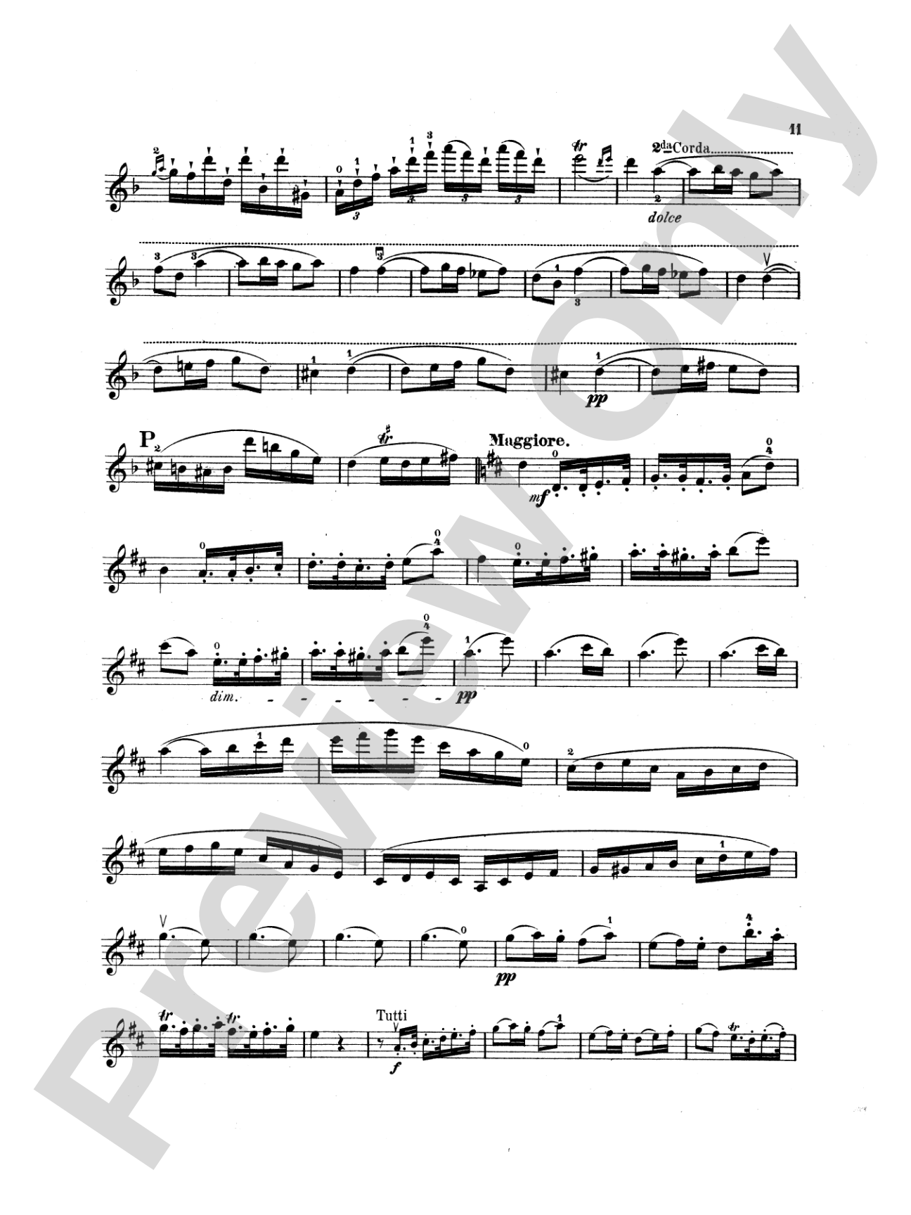 Kreutzer: Concerto No. 13 (Piano acc. Transcr. Friedrich Hermann): Violin Book