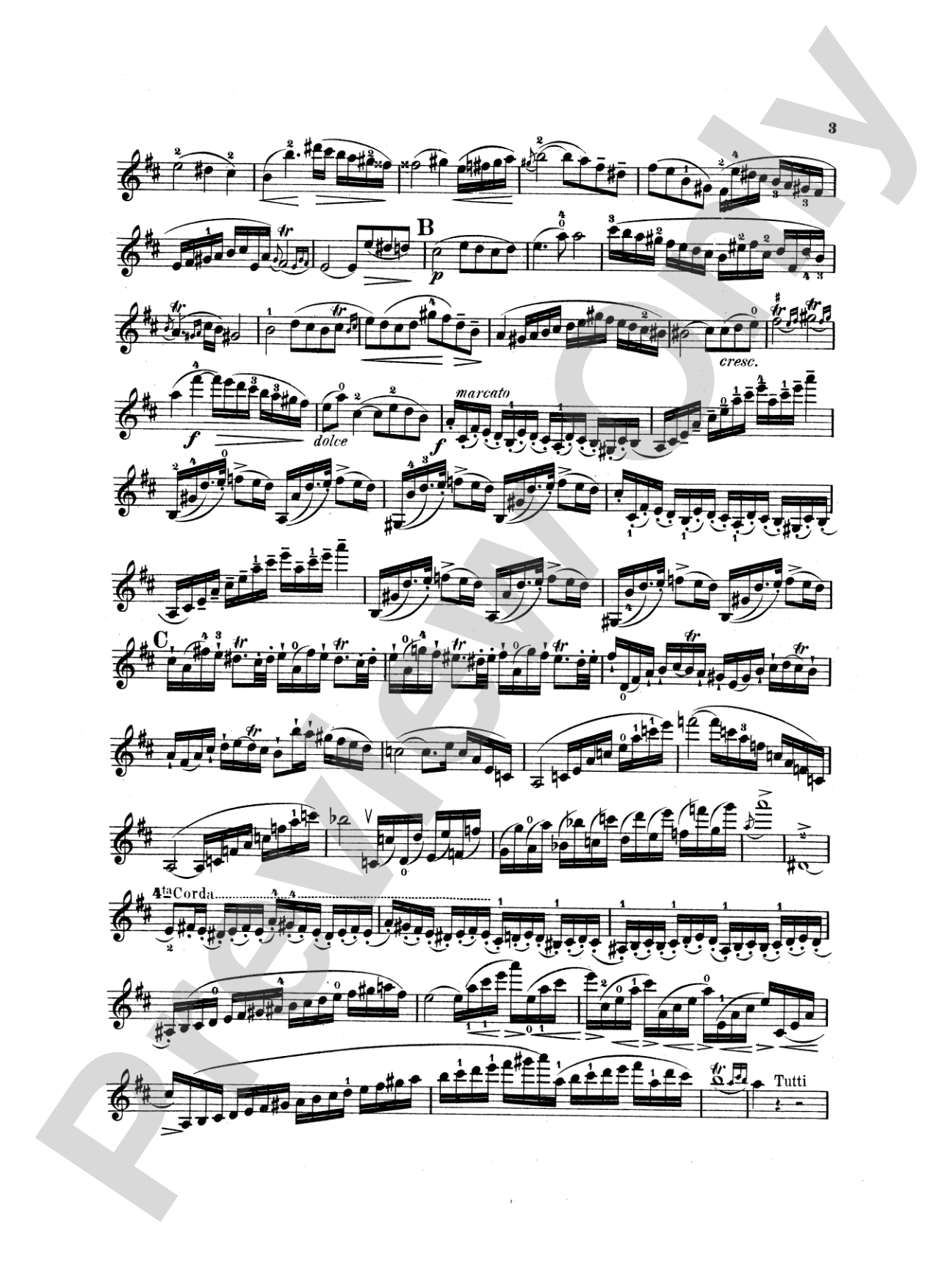 Kreutzer: Concerto No. 13 (Piano acc. Transcr. Friedrich Hermann): Violin Book