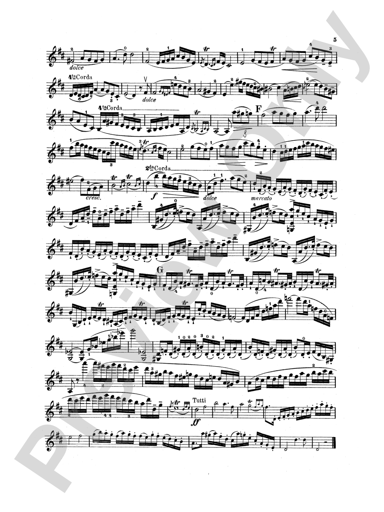 Kreutzer: Concerto No. 13 (Piano acc. Transcr. Friedrich Hermann): Violin Book