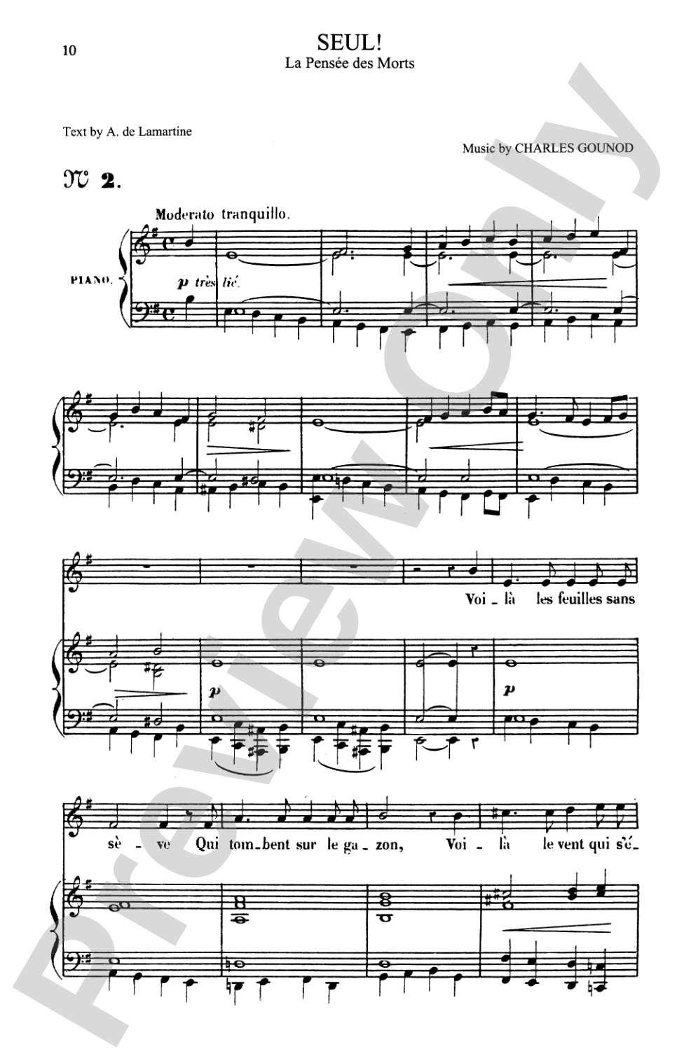 Gounod: Songs, Volume I, High Voice (French)