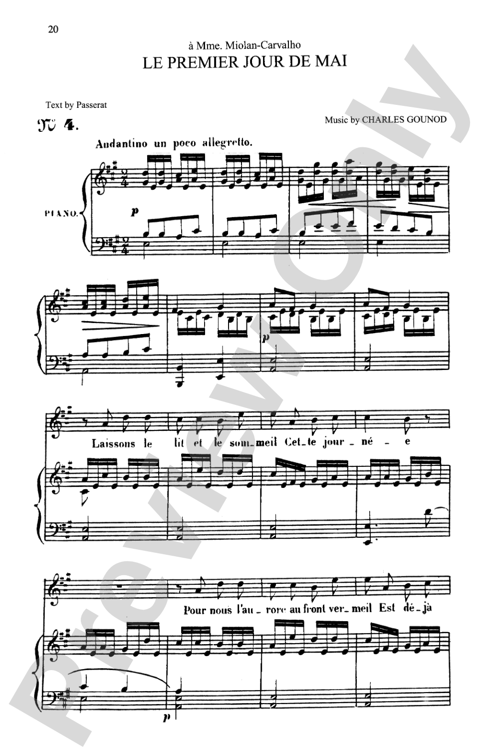 Gounod: Songs, Volume I, High Voice (French)