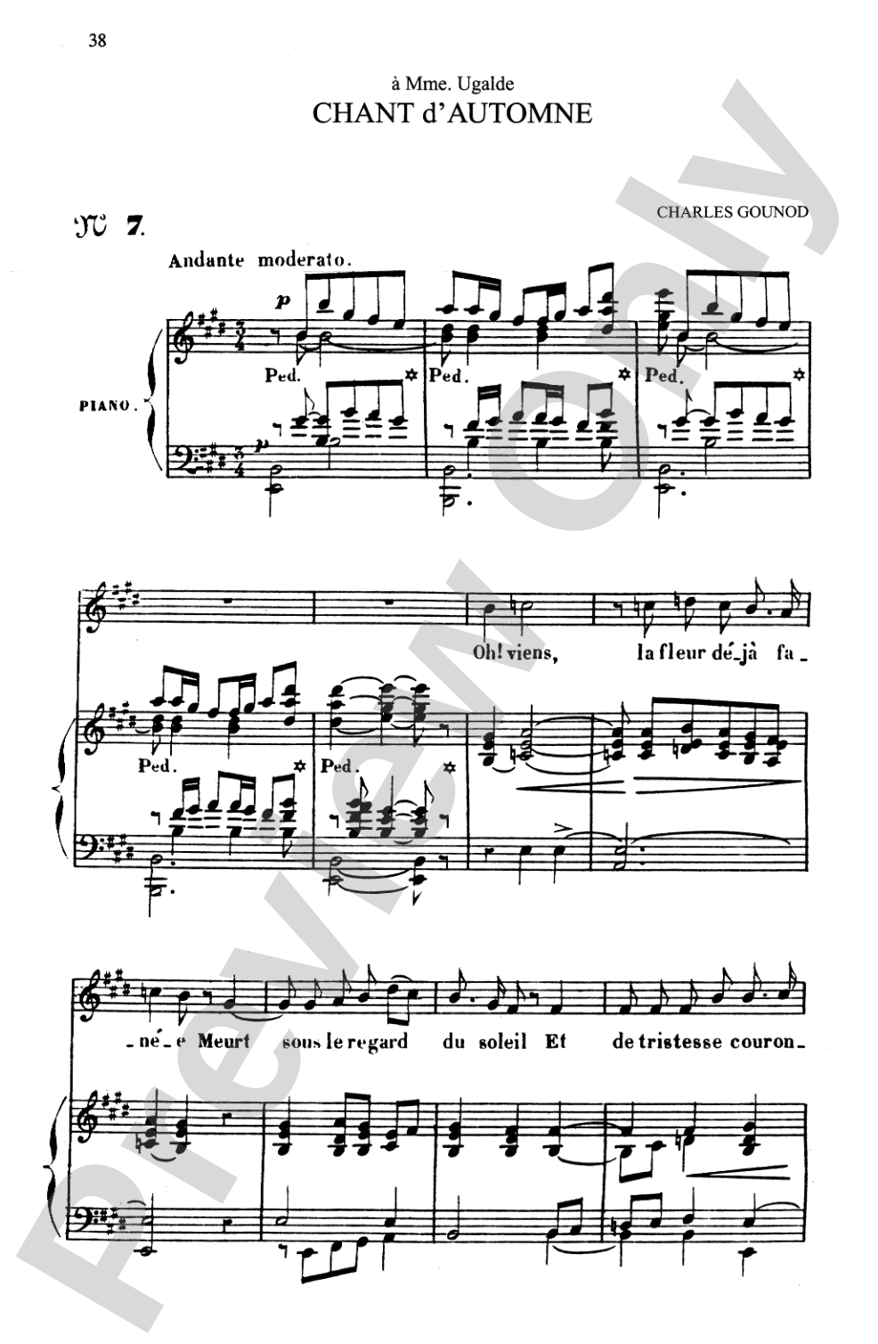 Gounod: Songs, Volume I, High Voice (French)