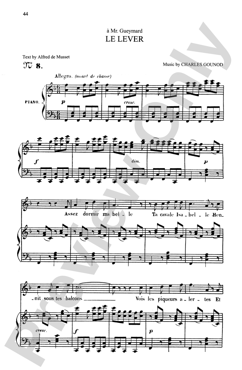 Gounod: Songs, Volume I, High Voice (French)