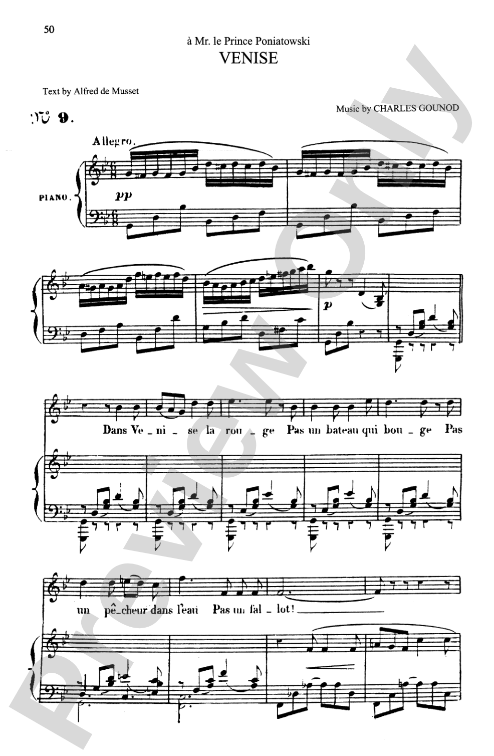 Gounod: Songs, Volume I, High Voice (French)