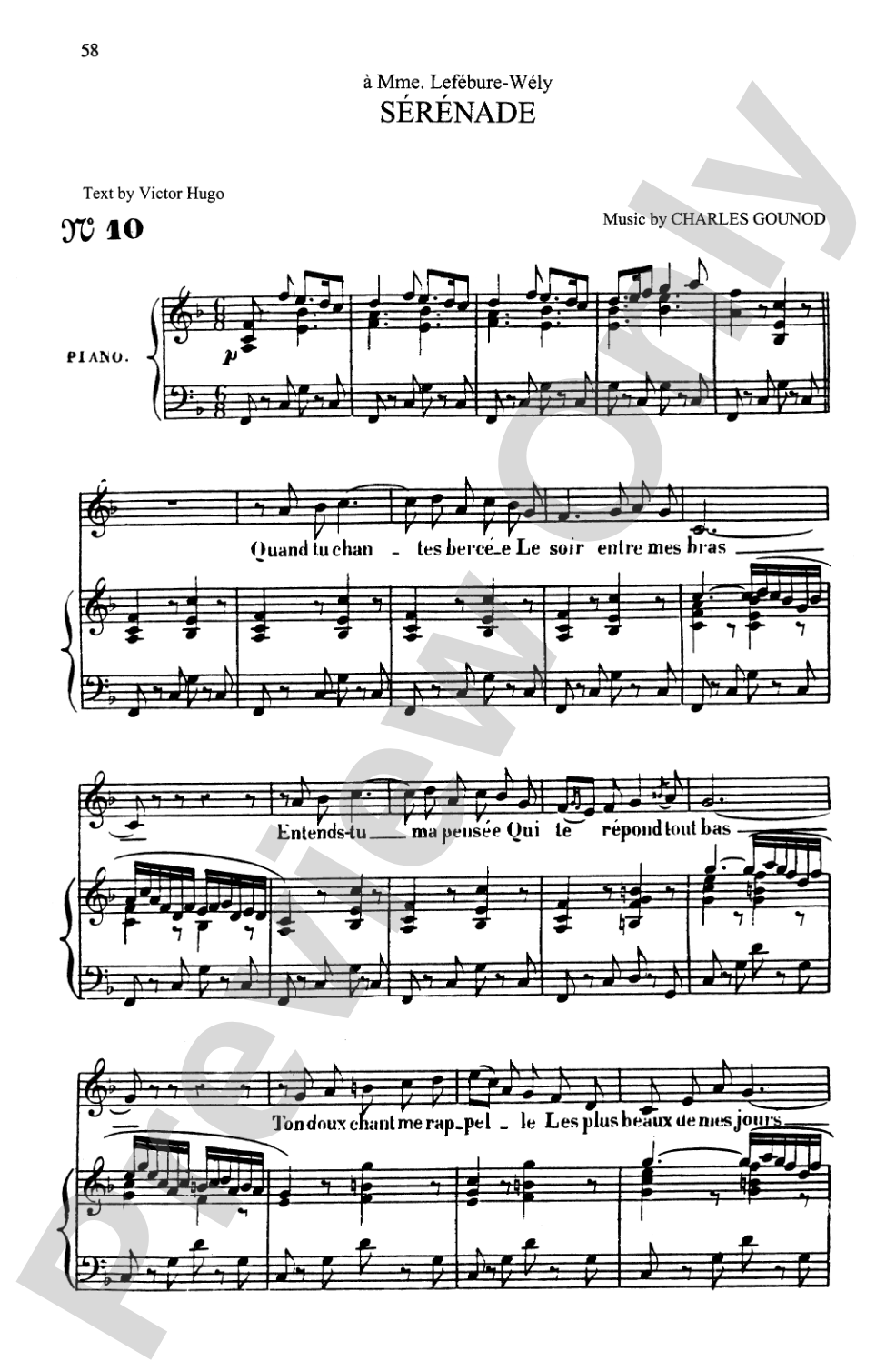 Gounod: Songs, Volume I, High Voice (French)