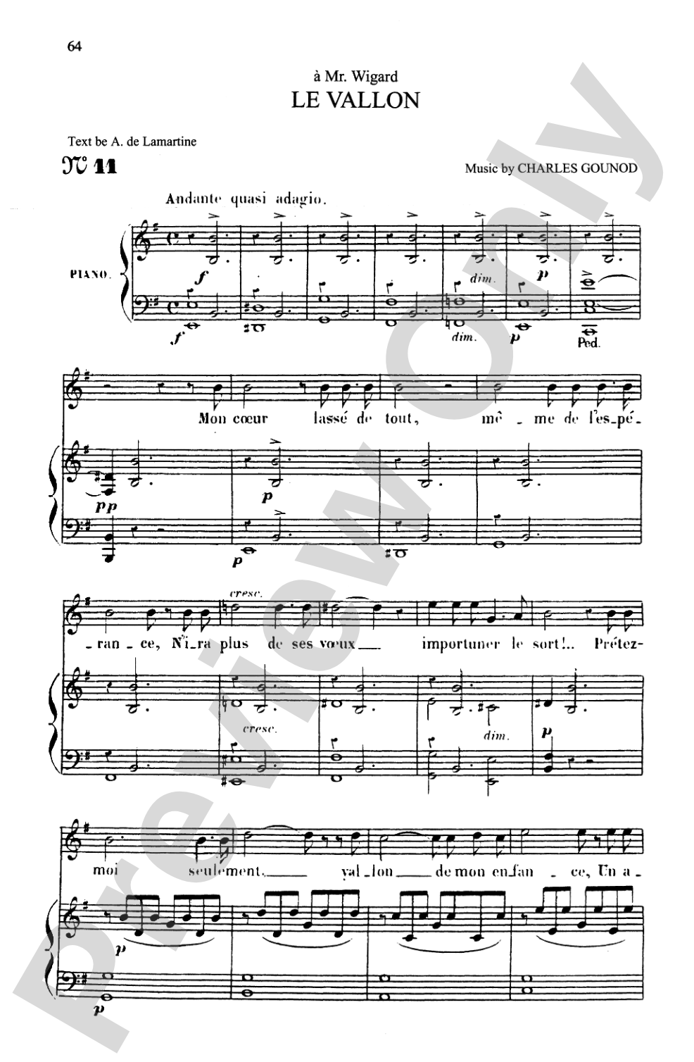 Gounod: Songs, Volume I, High Voice (French)