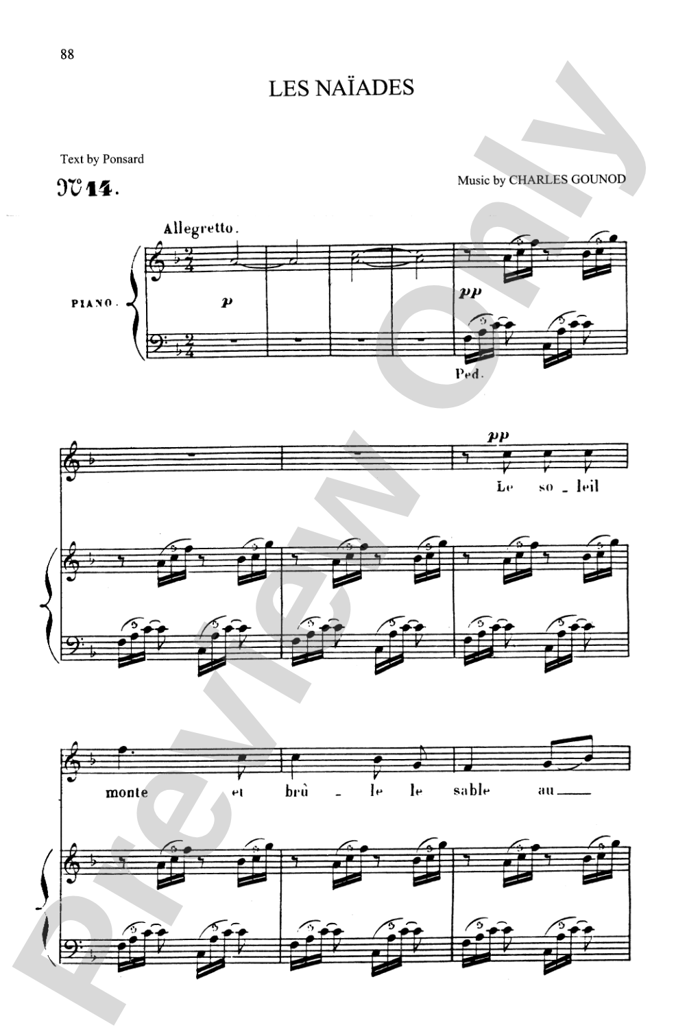 Gounod: Songs, Volume I, High Voice (French)