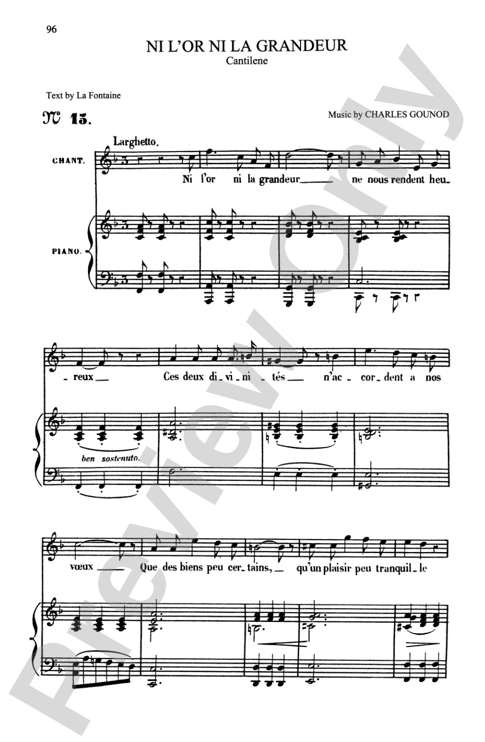 Gounod: Songs, Volume I, High Voice (French)