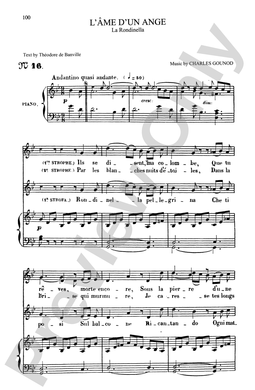 Gounod: Songs, Volume I, High Voice (French)