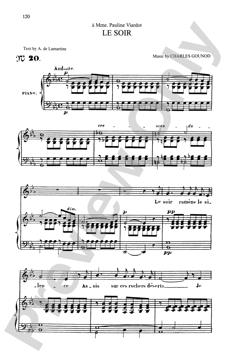 Gounod: Songs, Volume I, High Voice (French)