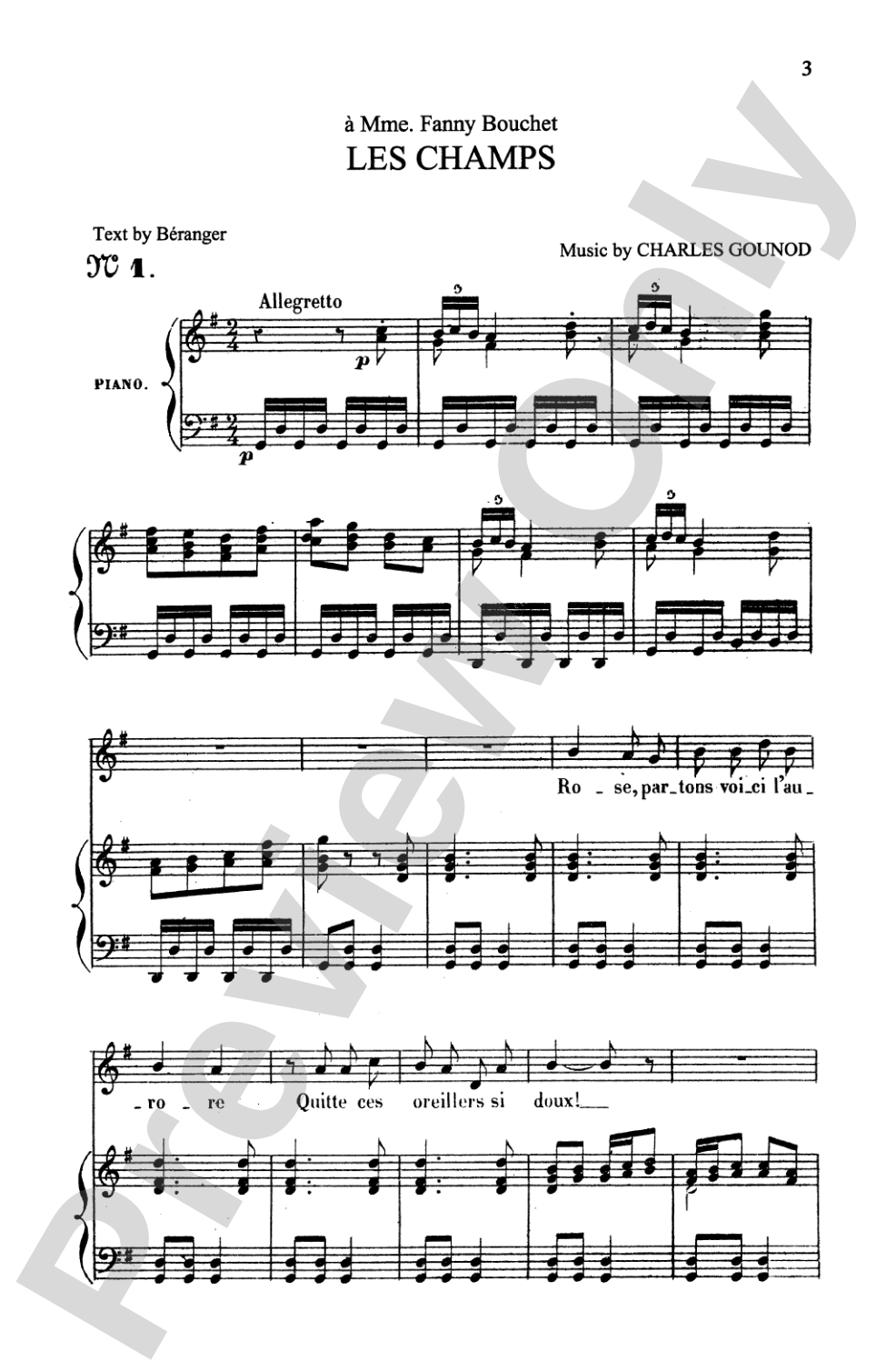 Gounod: Songs, Volume I, Medium Voice (French)