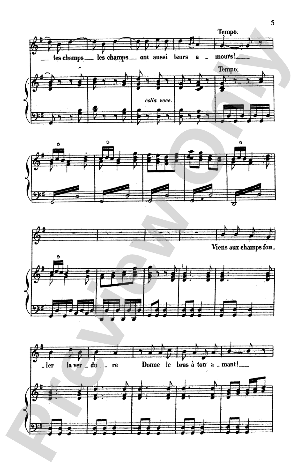 Gounod: Songs, Volume I, Medium Voice (French): Medium Voice Book