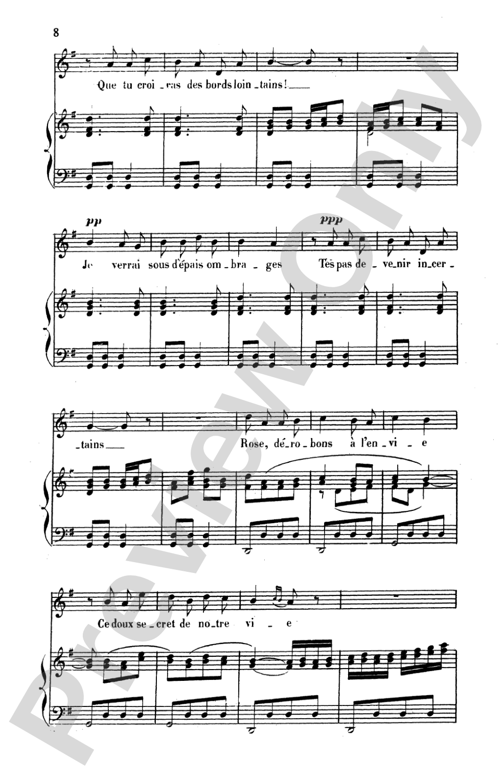 Gounod: Songs, Volume I, Medium Voice (French): Medium Voice Book