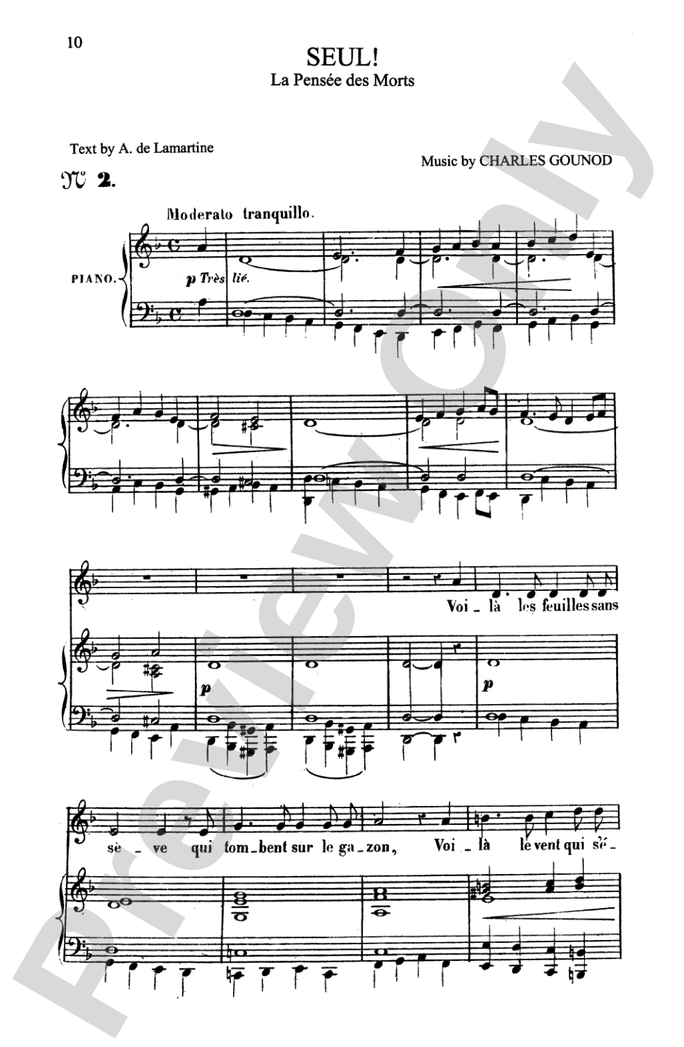Gounod: Songs, Volume I, Medium Voice (French)