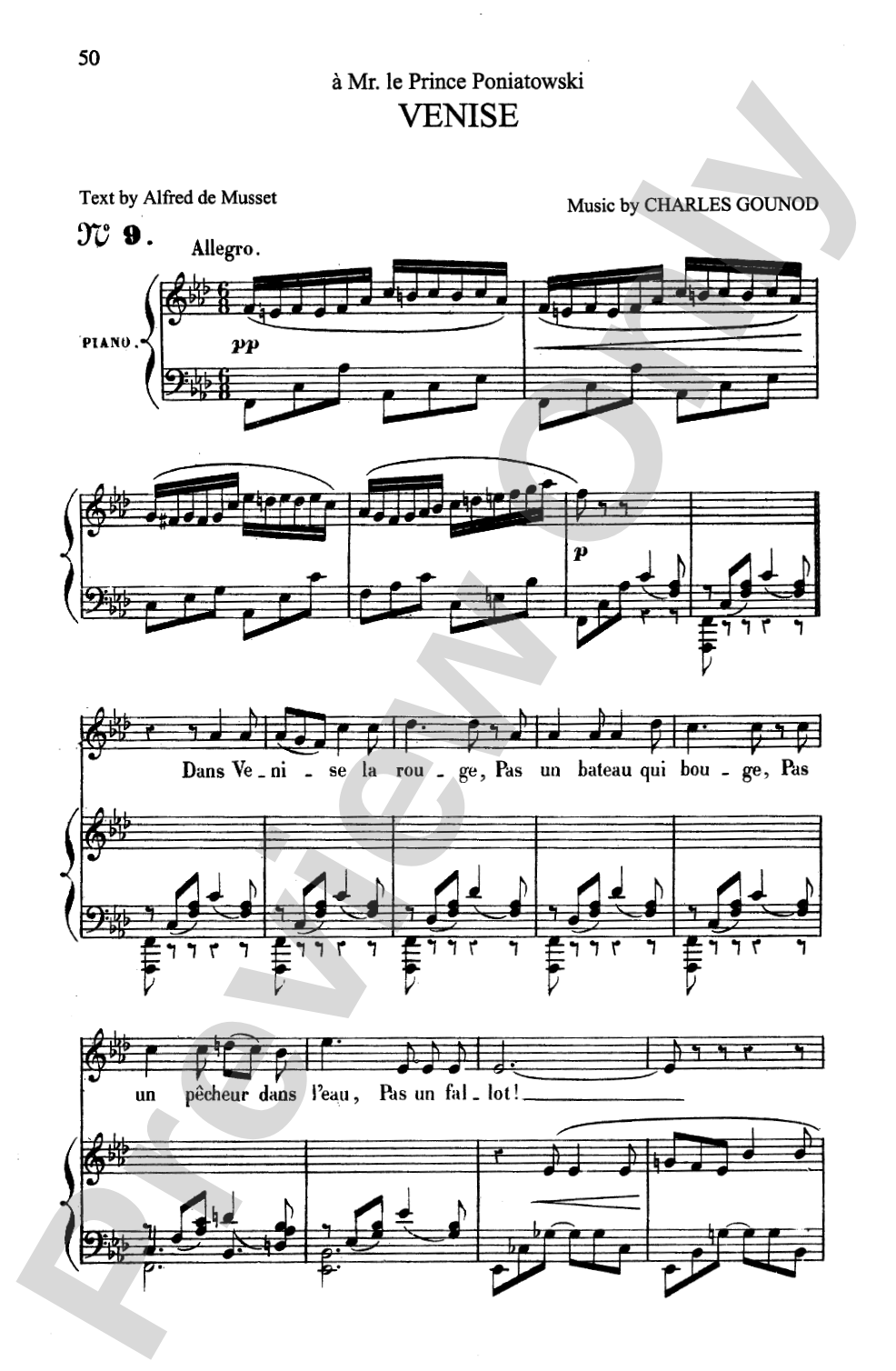 Gounod: Songs, Volume I, Medium Voice (French)