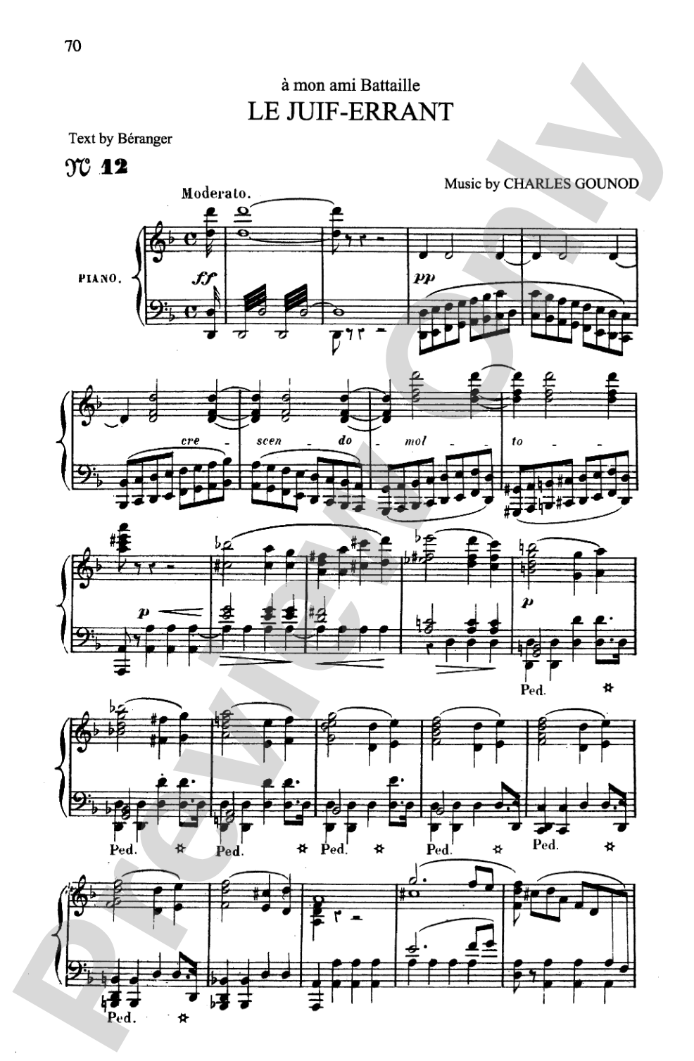 Gounod: Songs, Volume I, Medium Voice (French)