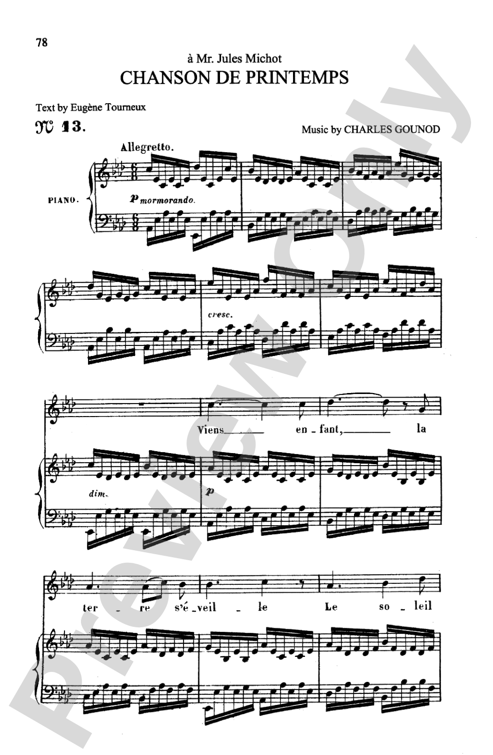 Gounod: Songs, Volume I, Medium Voice (French)