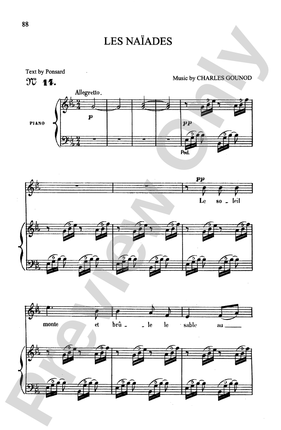 Gounod: Songs, Volume I, Medium Voice (French)