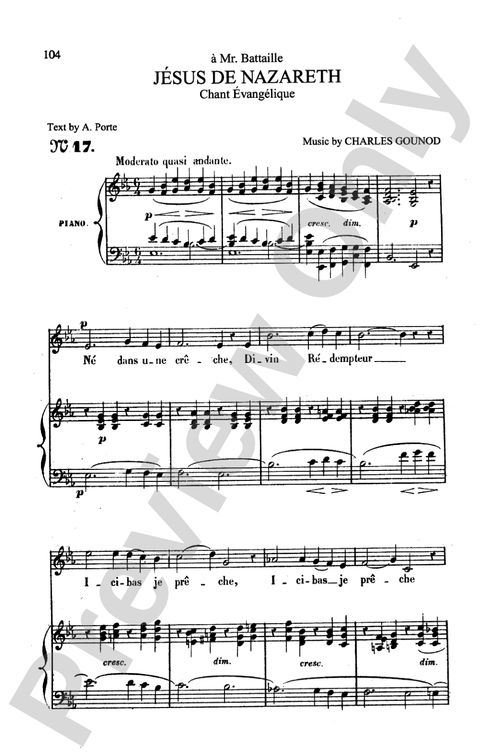 Gounod: Songs, Volume I, Medium Voice (French)