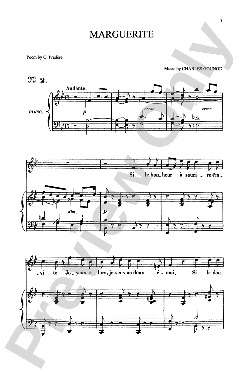 Gounod: Songs, Volume II, High Voice (French)