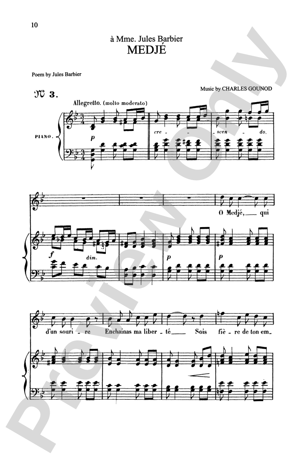 Gounod: Songs, Volume II, High Voice (French)