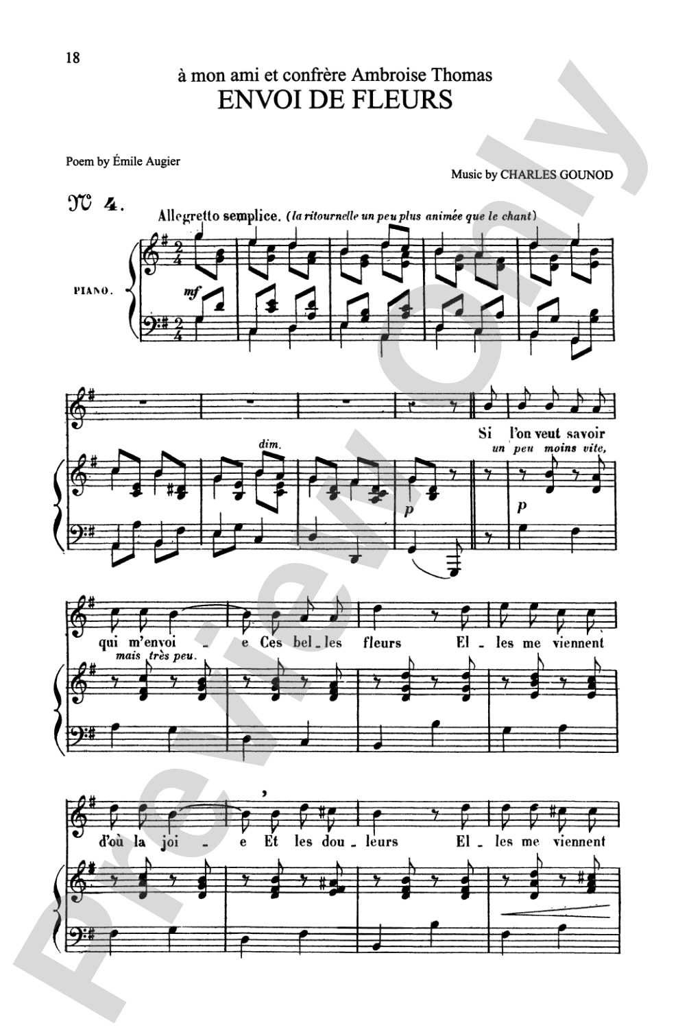 Gounod: Songs, Volume II, High Voice (French)