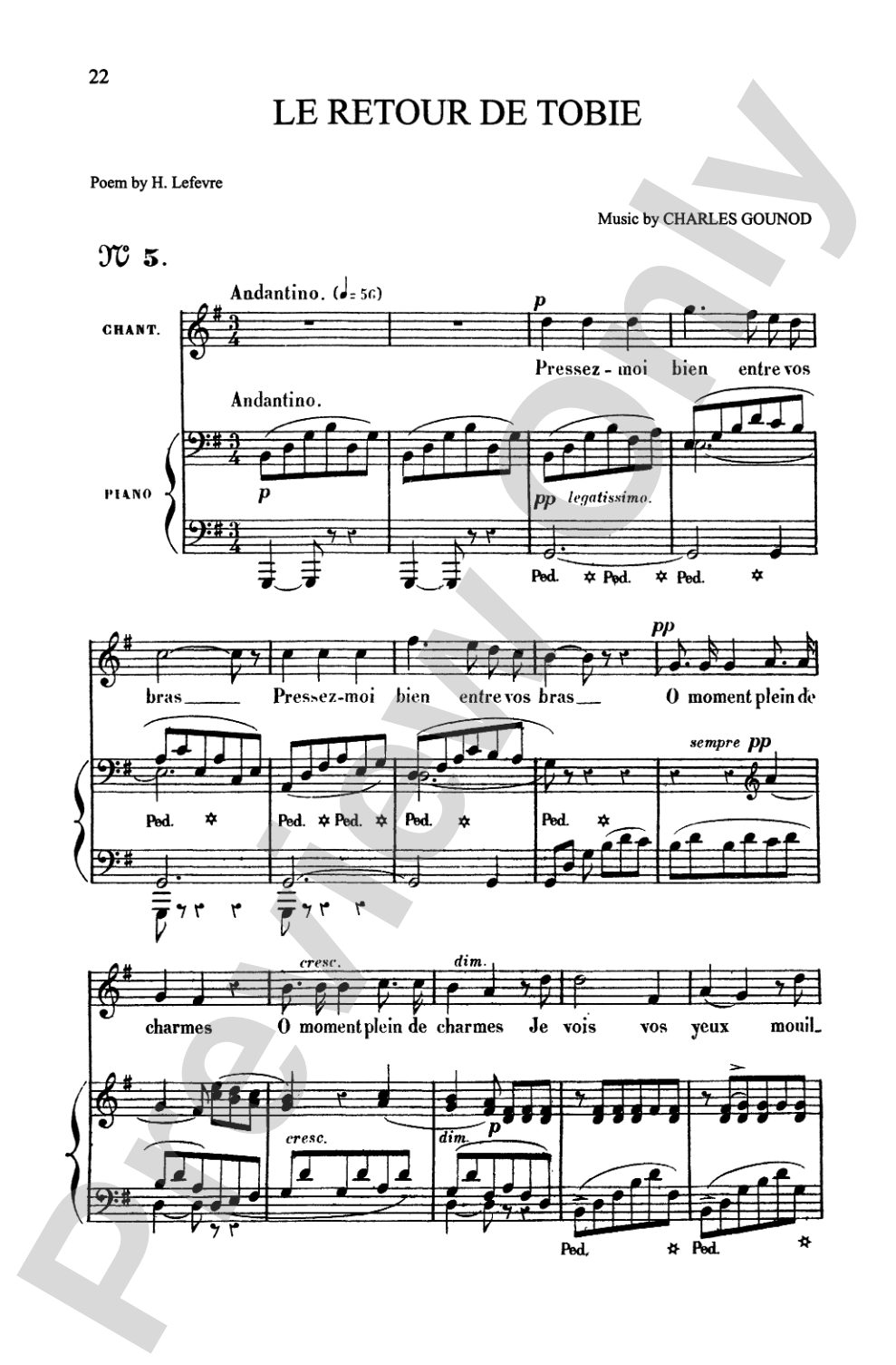 Gounod: Songs, Volume II, High Voice (French)