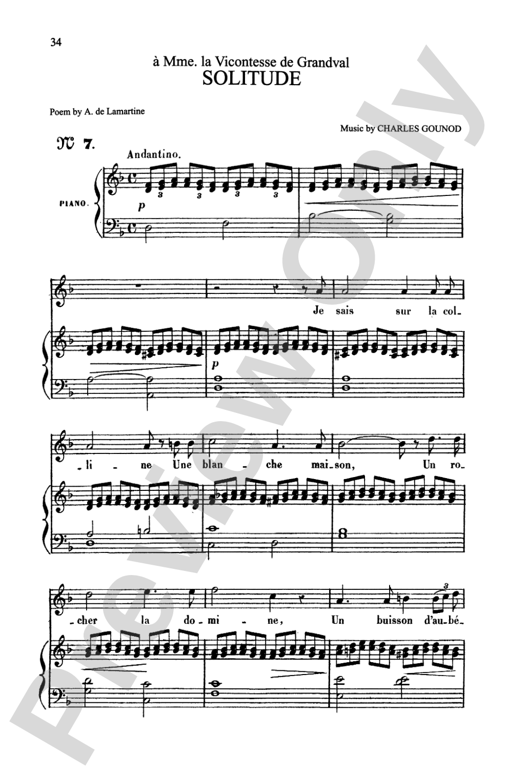 Gounod: Songs, Volume II, High Voice (French)