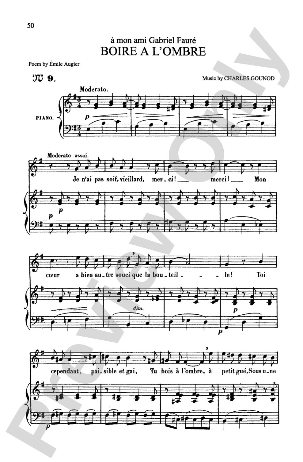 Gounod: Songs, Volume II, High Voice (French)