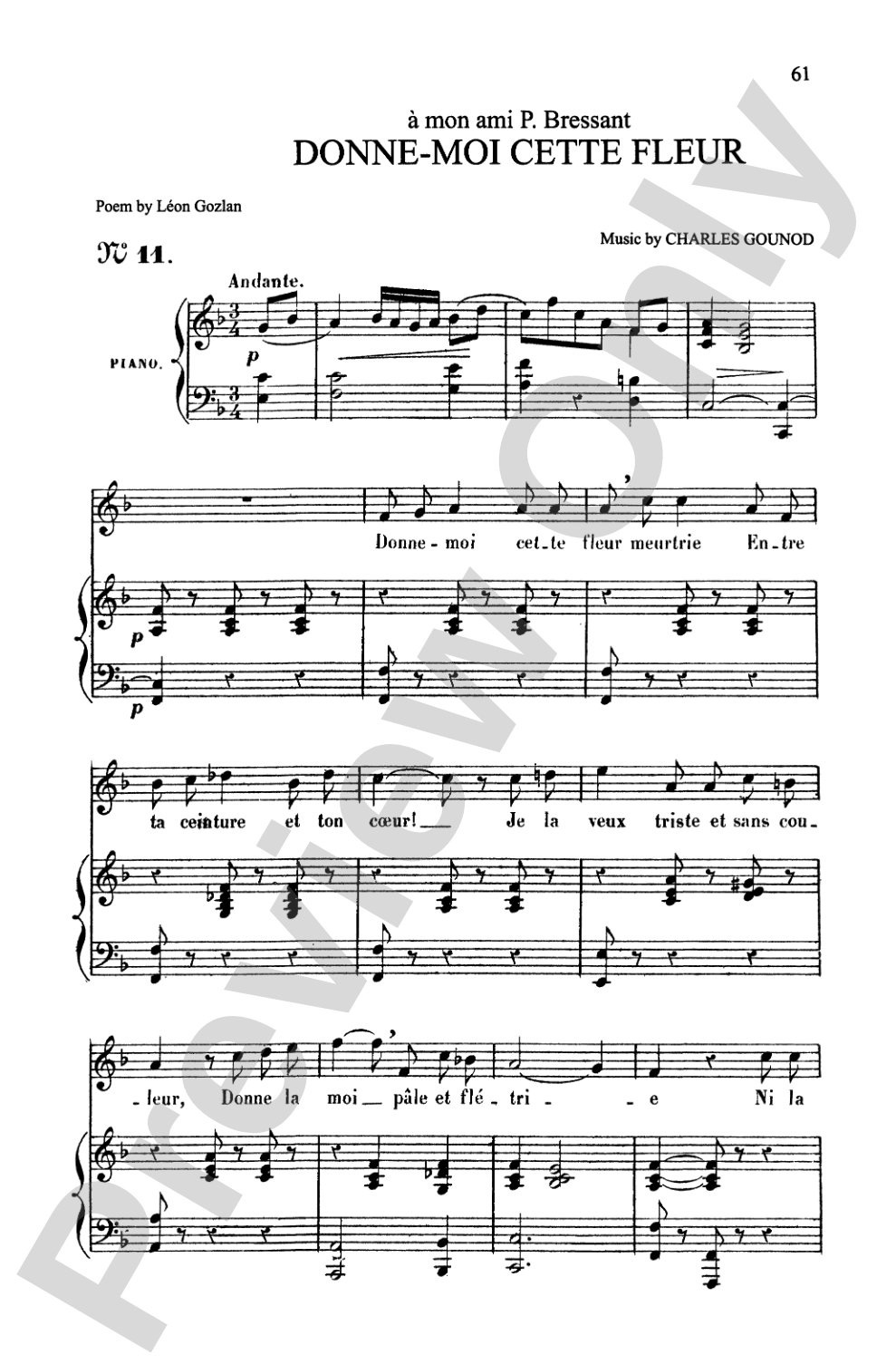 Gounod: Songs, Volume II, High Voice (French)