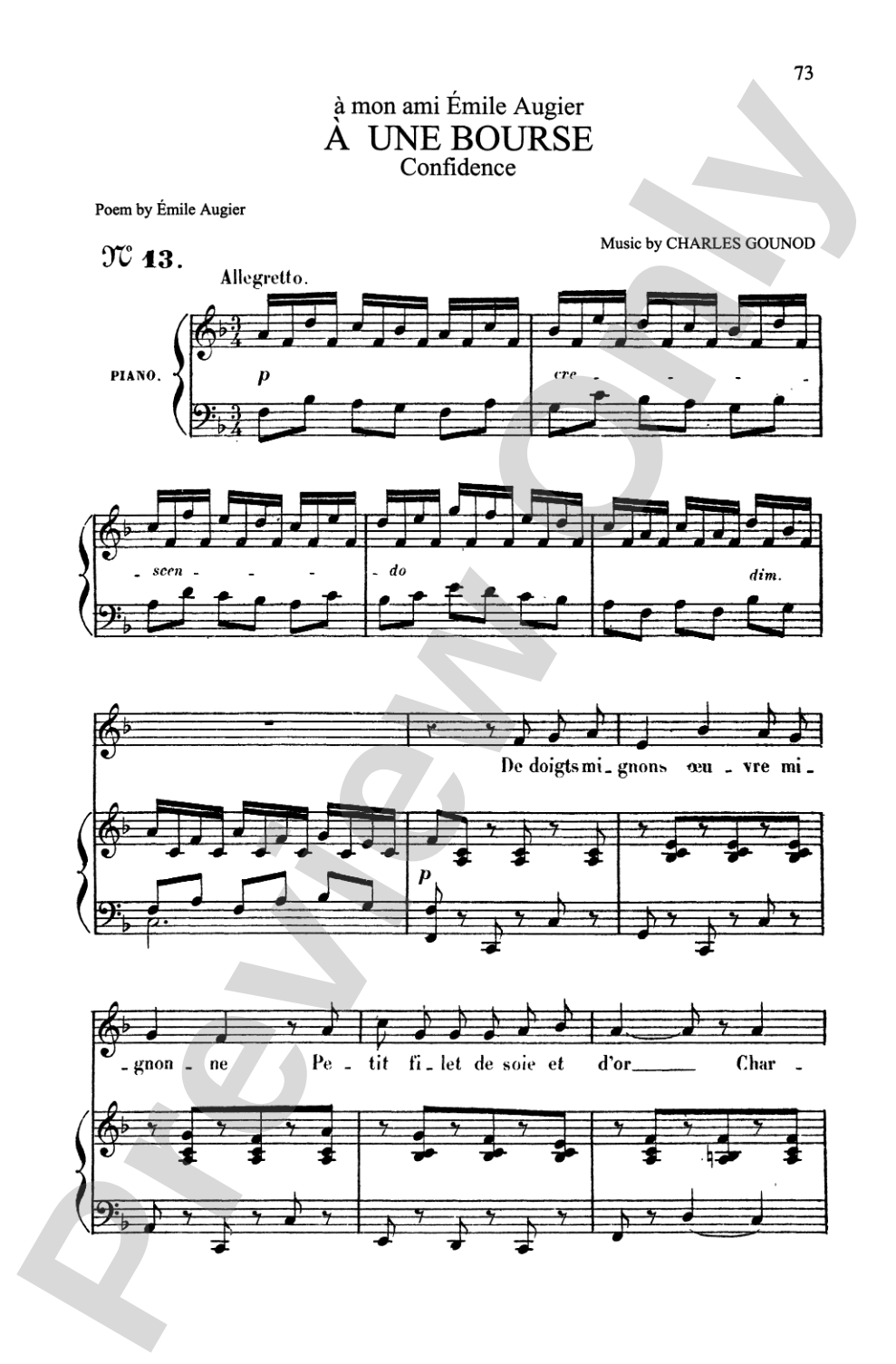 Gounod: Songs, Volume II, High Voice (French)
