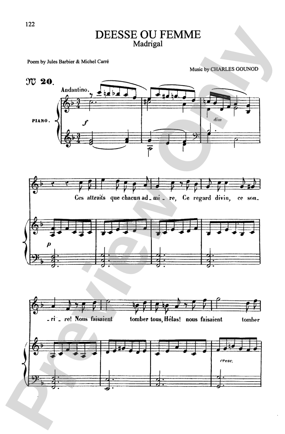 Gounod: Songs, Volume II, High Voice (French)