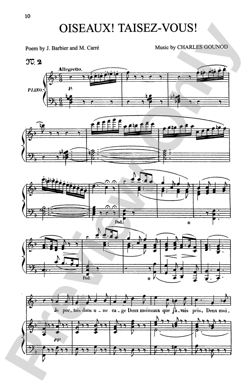 Gounod: Songs, Volume IV, High Voice (French)