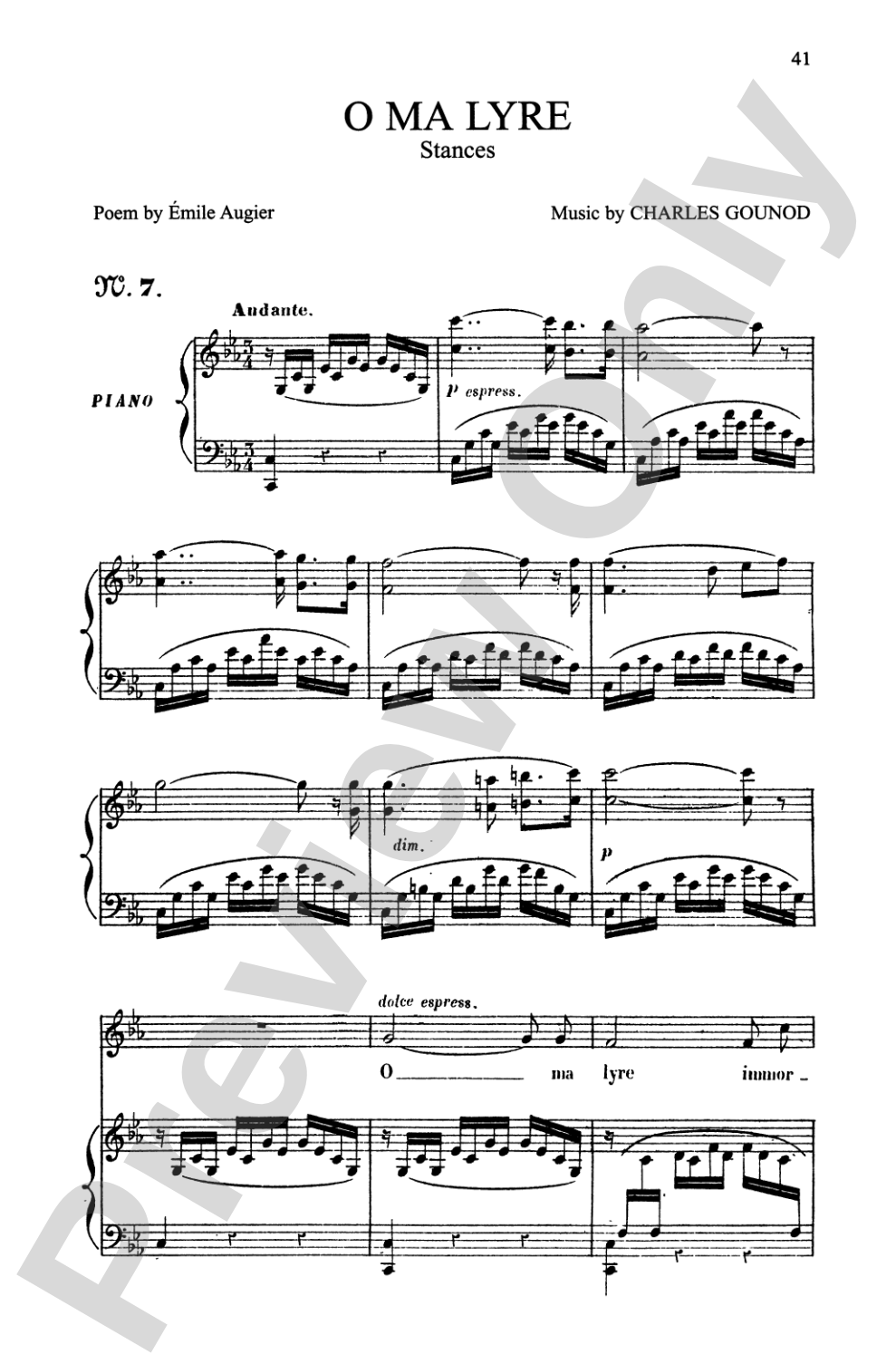 Gounod: Songs, Volume IV, High Voice (French)