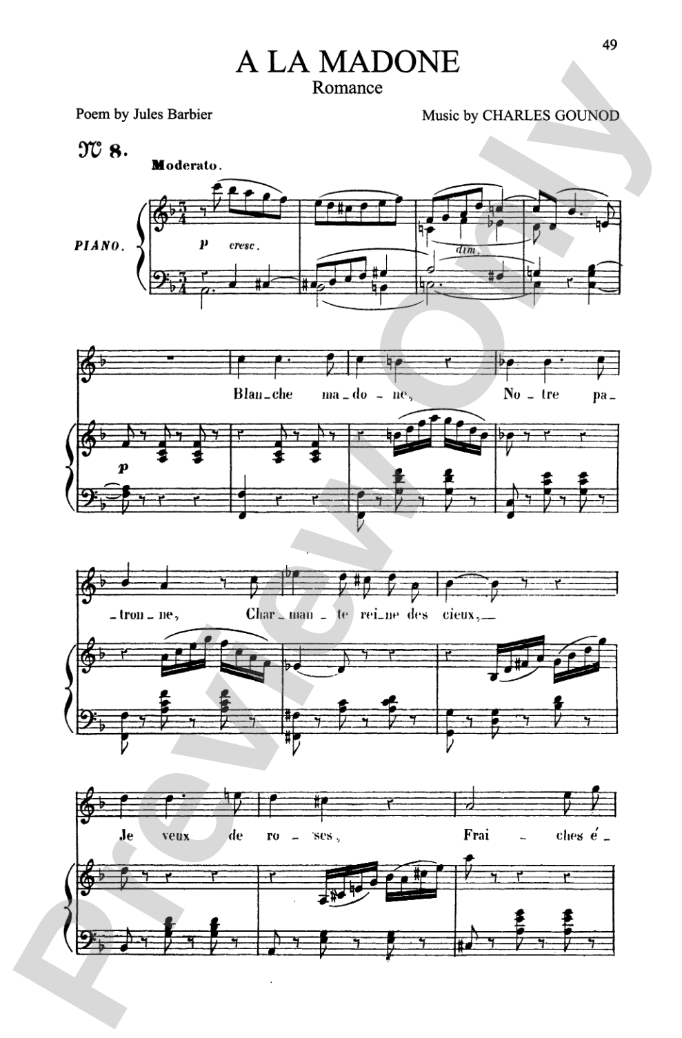 Gounod: Songs, Volume IV, High Voice (French)