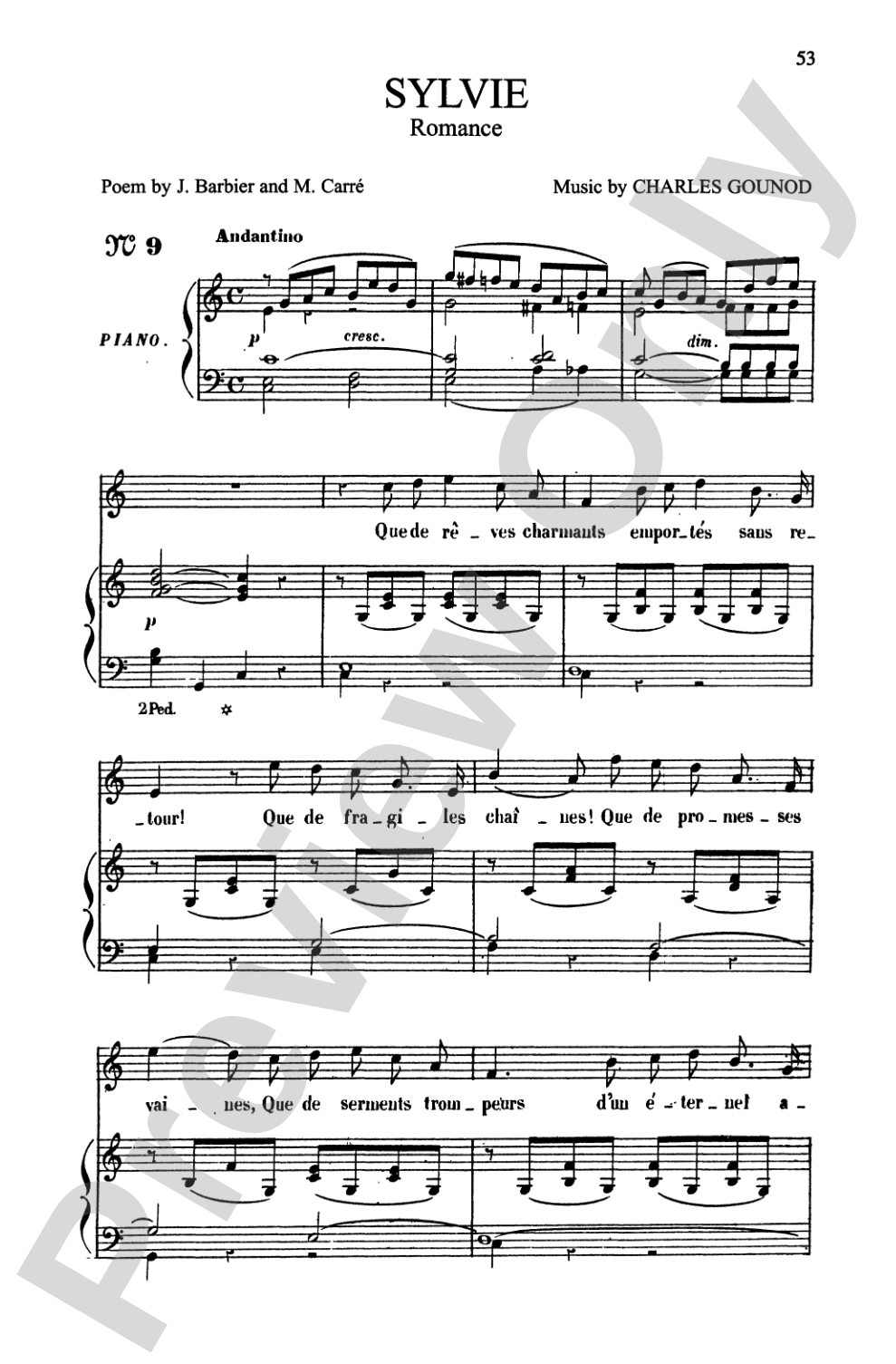 Gounod: Songs, Volume IV, High Voice (French)