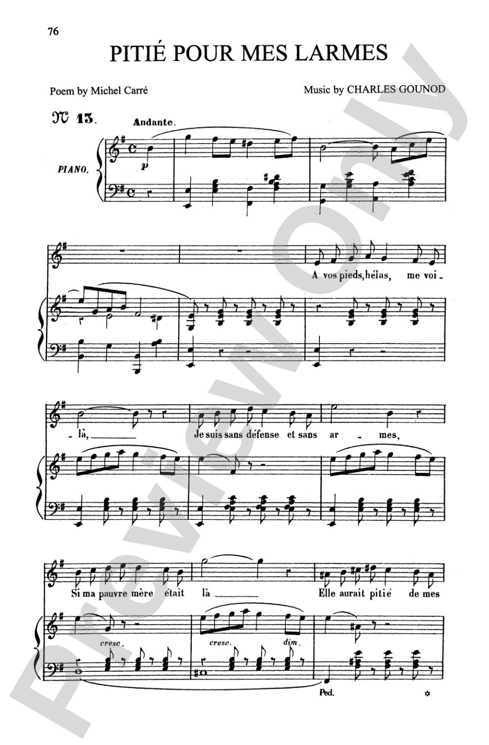 Gounod: Songs, Volume IV, High Voice (French)