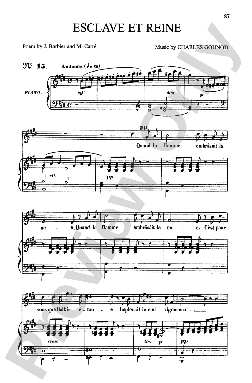 Gounod: Songs, Volume IV, High Voice (French)