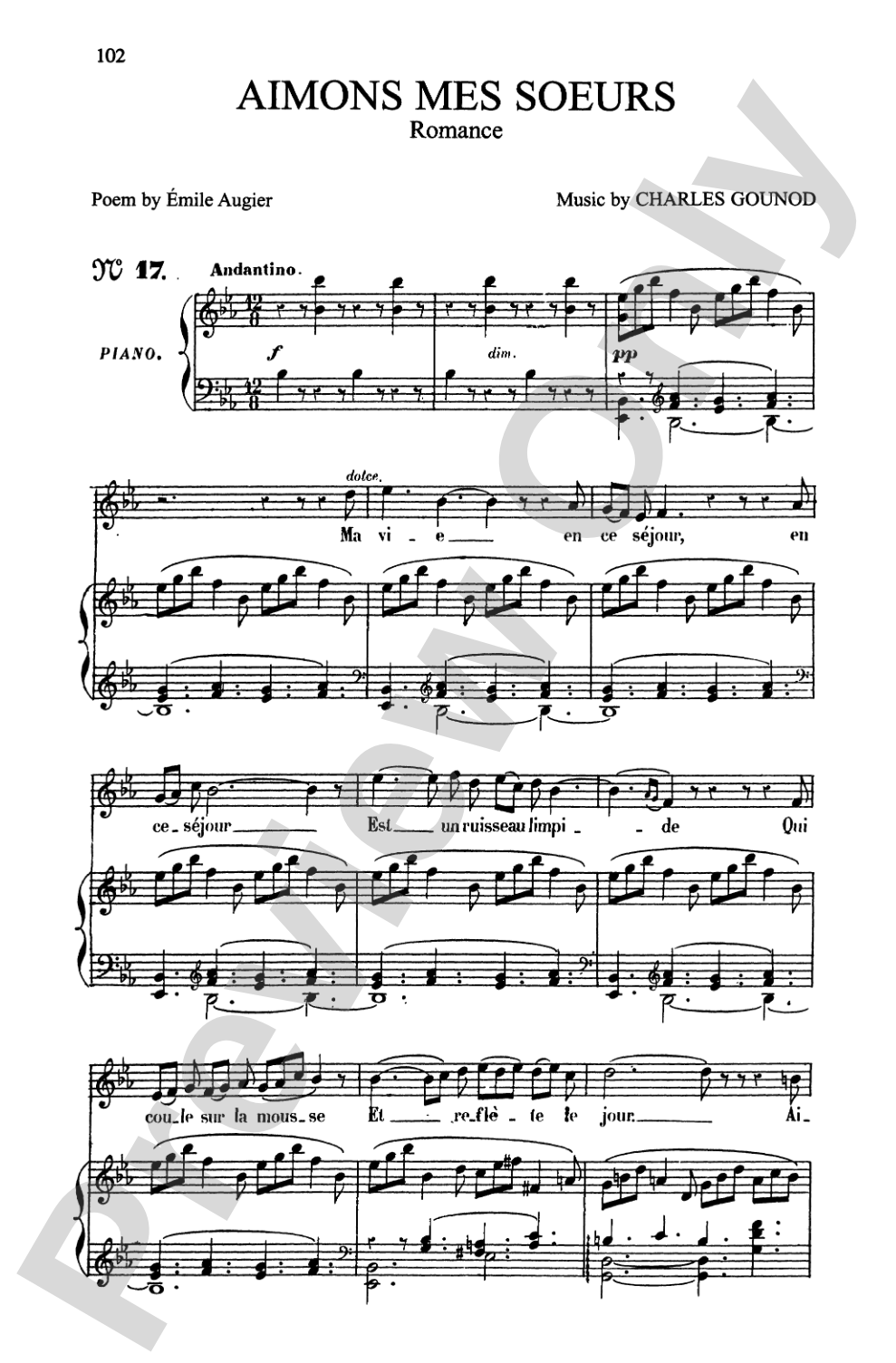 Gounod: Songs, Volume IV, High Voice (French)