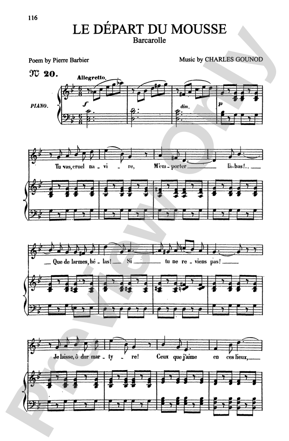 Gounod: Songs, Volume IV, High Voice (French)