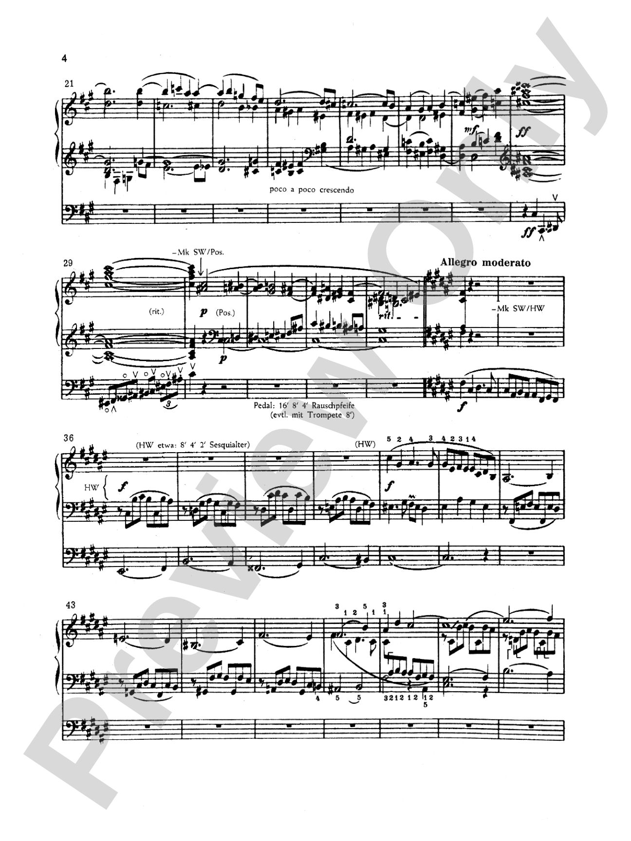 Rheinberger: Two Sonatas - No. 5, Op. 111 and No. 10, Op. 146: Organ Sheet