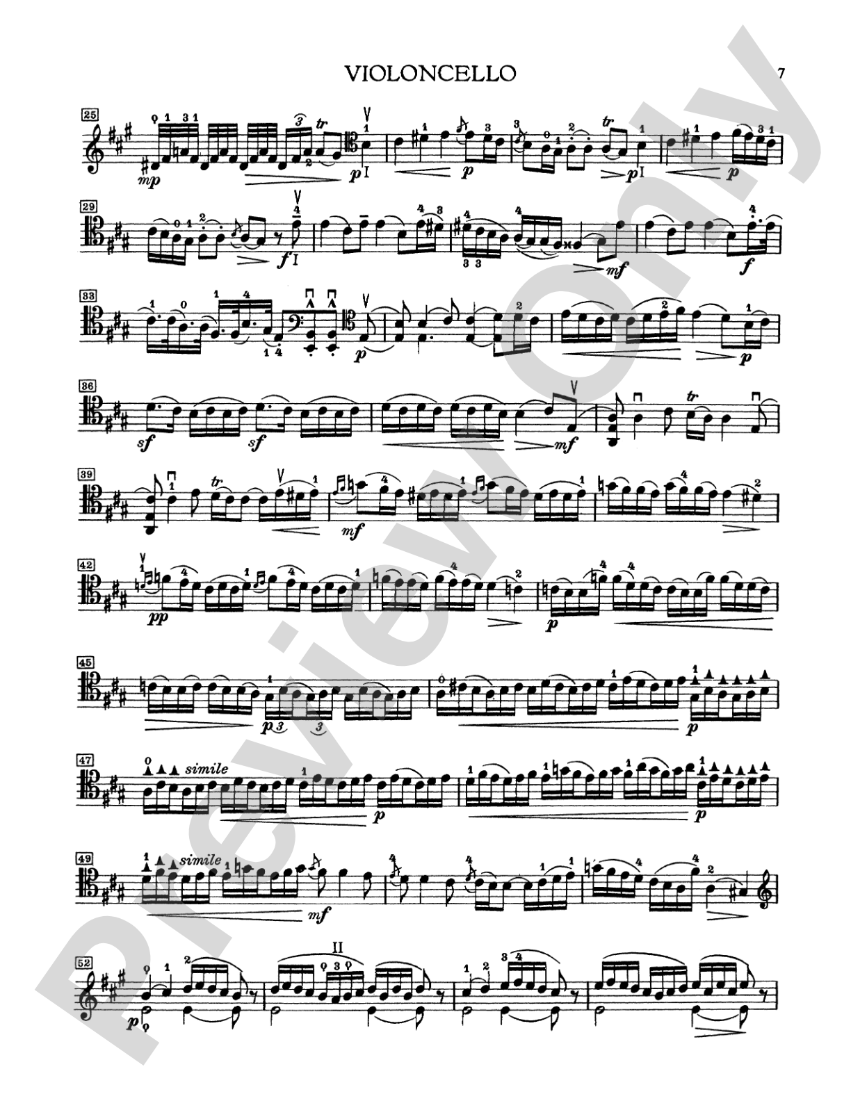 Boccherini: Three Sonatas for Cello and Piano: Cello Book