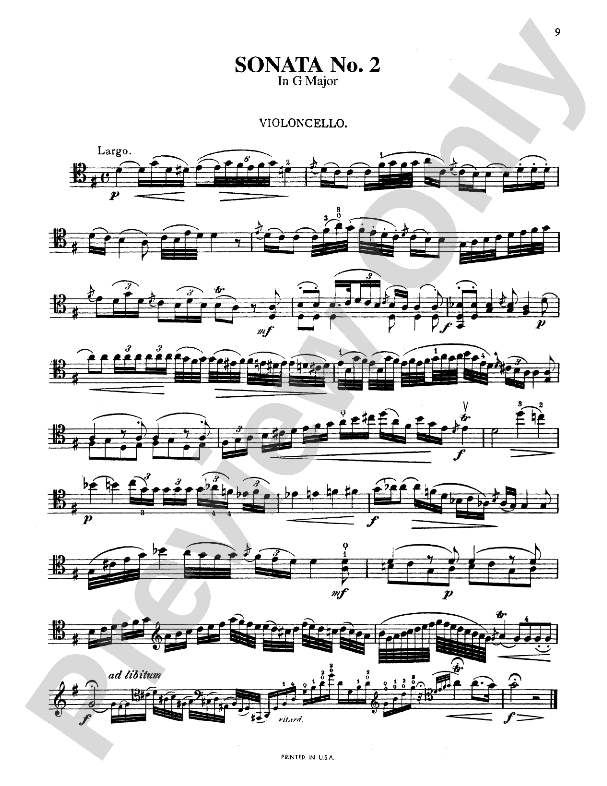 Boccherini: Three Sonatas for Cello and Piano