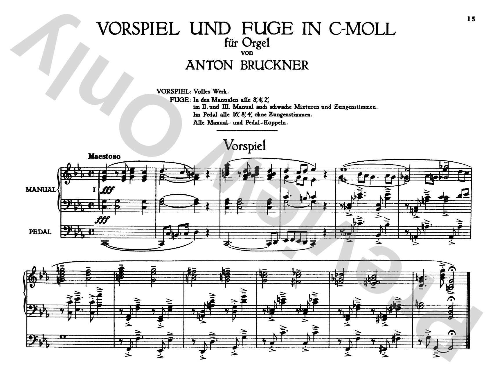 Bruckner: Album of Various Pieces (Including Preludes, Postludes, Transcriptions)