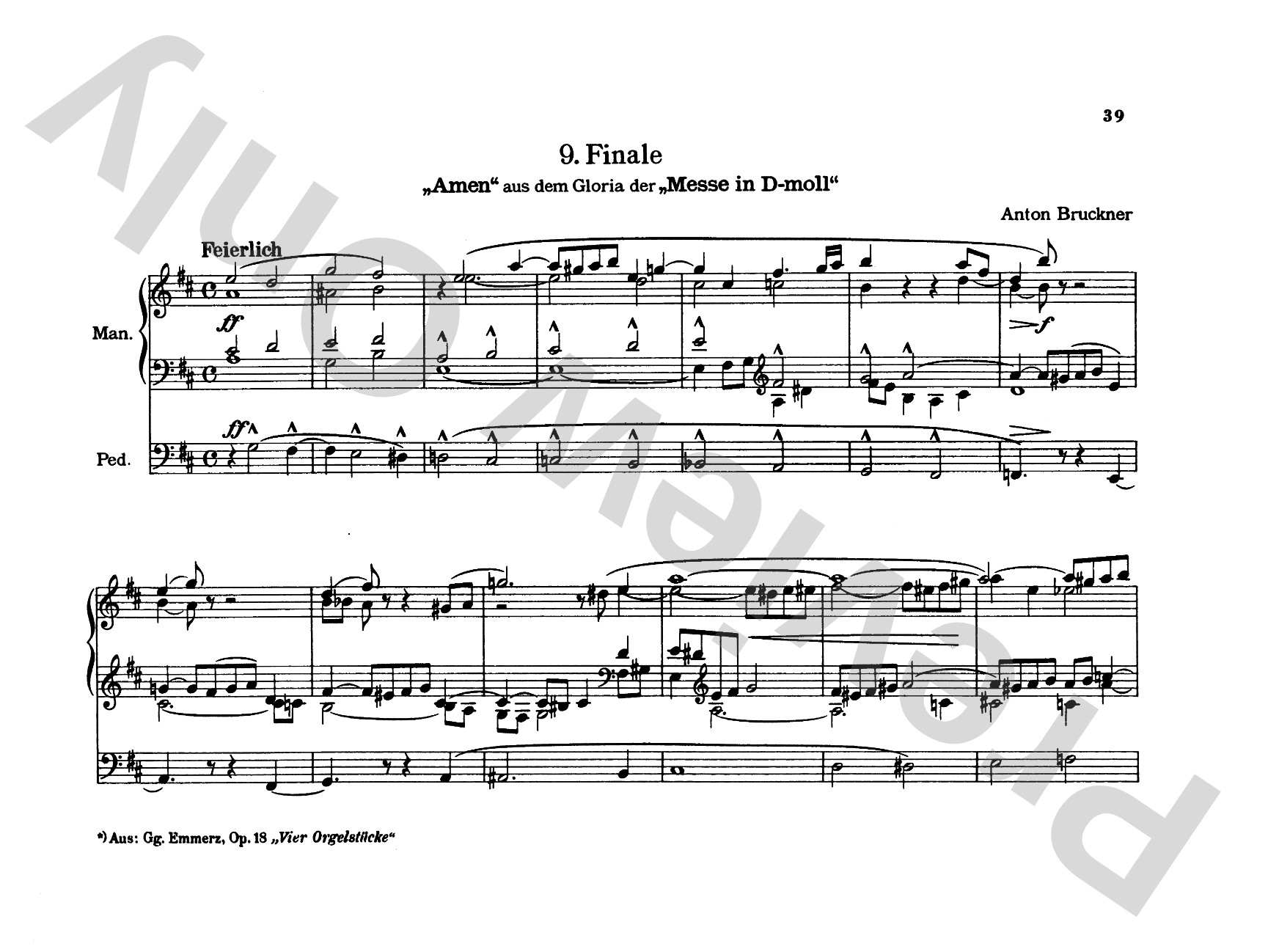 Bruckner: Album of Various Pieces (Including Preludes, Postludes, Transcriptions)