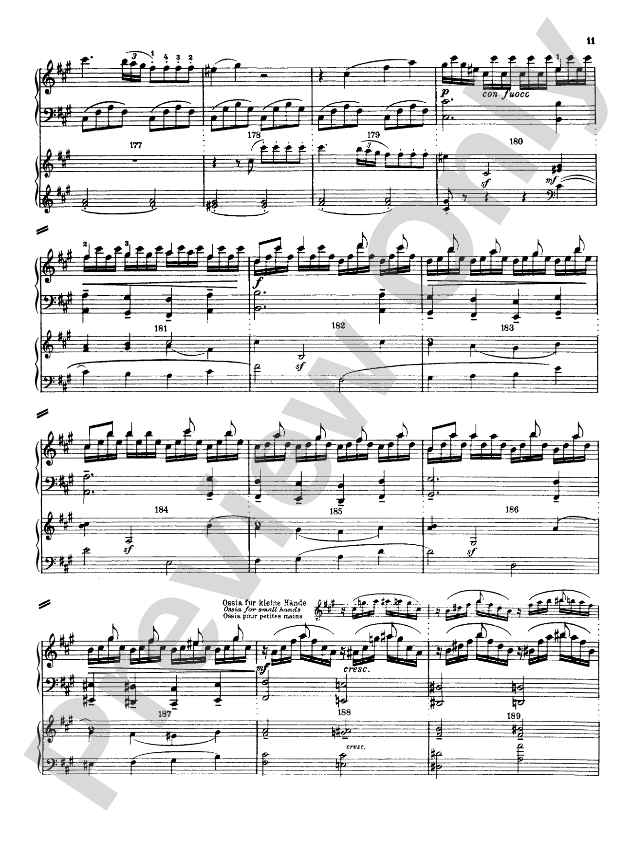 Mozart: Piano Concerto No. 12 in A Major, K. 414: Piano Duo (2 Pianos, 4 Hands) Book (2 copies required)