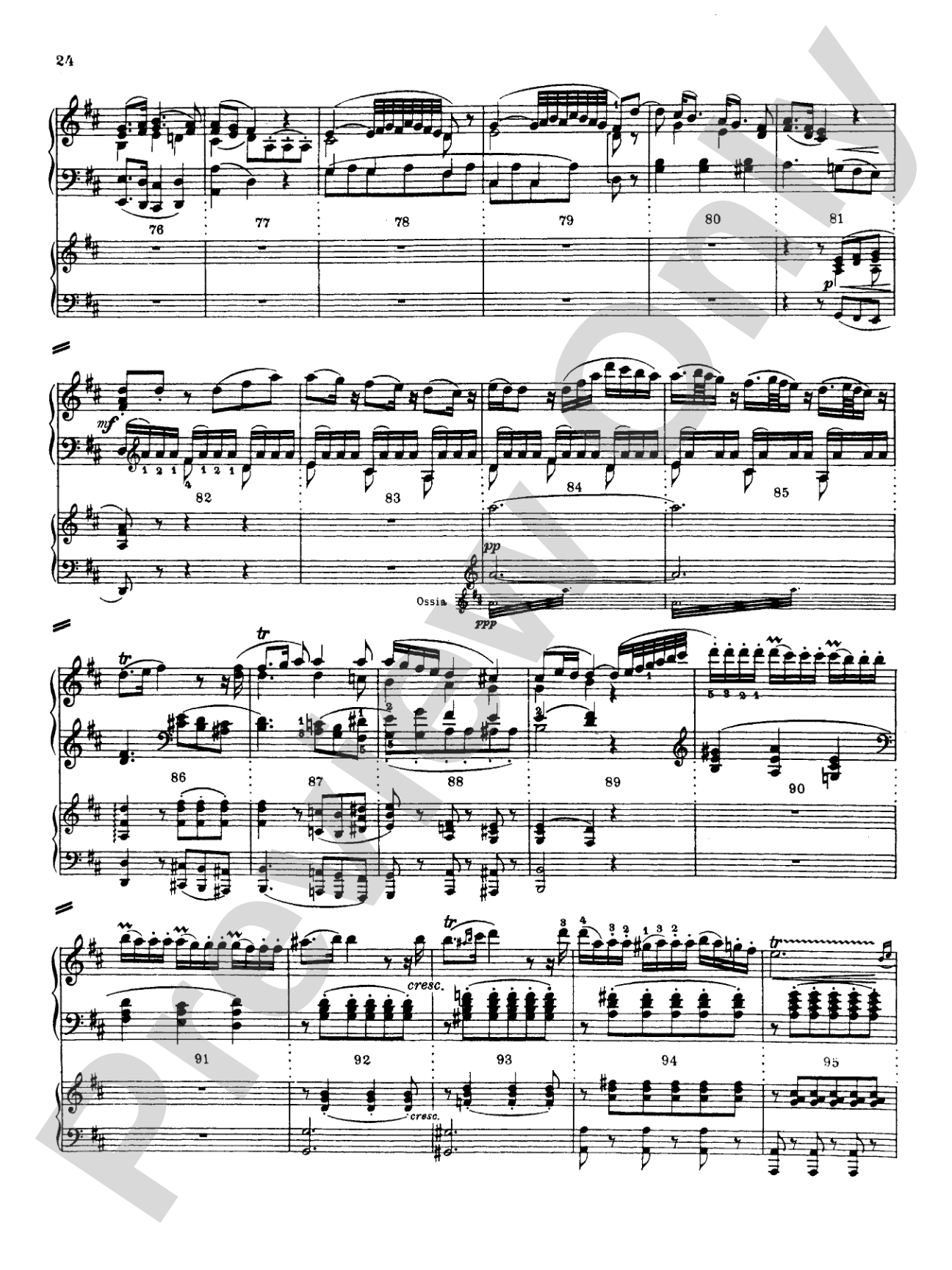 Mozart: Piano Concerto No. 12 in A Major, K. 414: Piano Duo (2 Pianos, 4 Hands) Book (2 copies required)