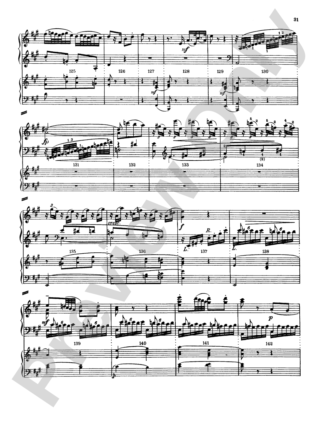 Mozart: Piano Concerto No. 12 in A Major, K. 414: Piano Duo (2 Pianos, 4 Hands) Book (2 copies required)